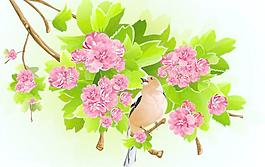 花朵背景矢量素材7