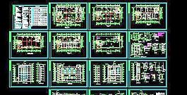 六层外观简易现代风格办公楼施工设计图