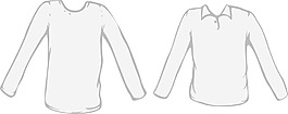 服装的向量元素