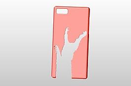 iPhone 5S案例鱷魚的形狀