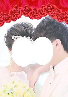 結婚展架圖片