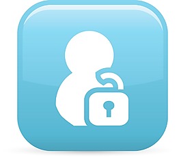 解鎖人元素光澤圖標
