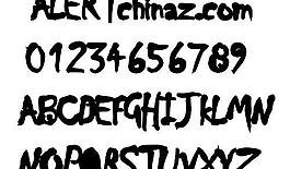 ALERT 英文字體下載