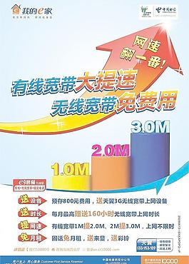 電信無線寬帶單頁圖片