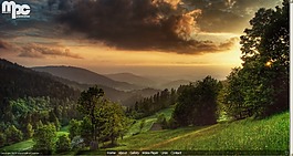 唯美風景網頁動畫模板