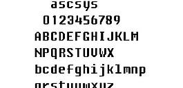 Ascsys 英文字體下載