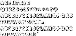 AgentRed 英文字体下载