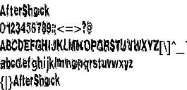AfterShock 英文字體下載