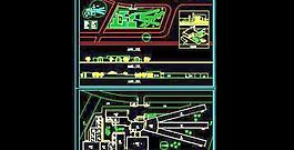 一層平屋頂博物館設(shè)計施工圖