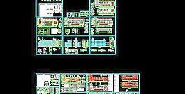 全套五层社报局办公楼欧式风格设计施工图