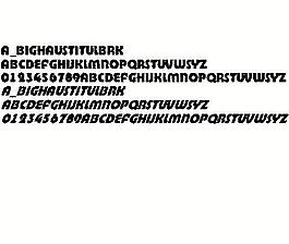 a_BighausTitulBrk 英文字體下載