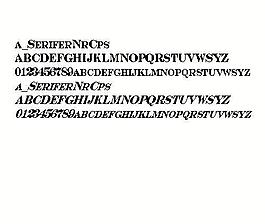 a_SeriferNrCps 英文字體下載