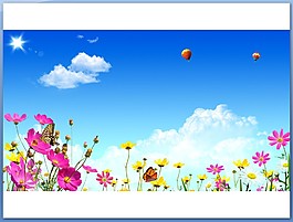 自然風(fēng)景幻燈片背景圖片