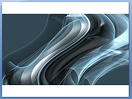 青色幻燈片背景