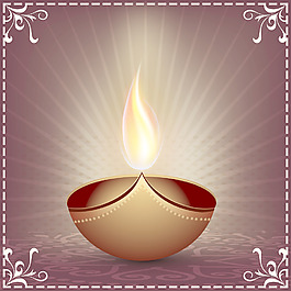 迎接慶祝排燈節(jié)在印度10卡