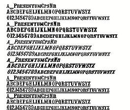 a_PresentumCpsNr 英文字體下載