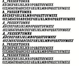 a_PresentumNr 英文字體下載