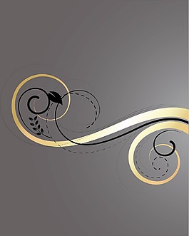 金色的漩渦的背景