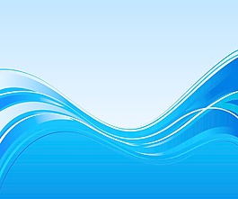 藍(lán)色的海浪
