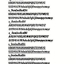 a_DomInoRevObl 英文字體下載