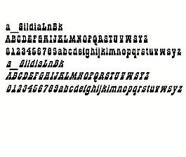 a_GildiaLnBk 英文字體下載