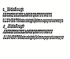 a_GildiaRough 英文字體下載