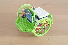 模塊化平臺(tái)在樂高機(jī)器人實(shí)驗(yàn)平臺(tái)Arduino的電機(jī)。