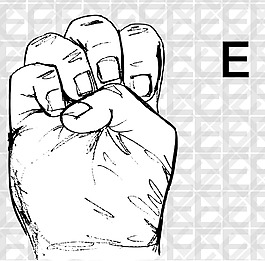 手語手勢(shì)示意圖