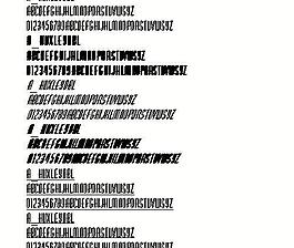 a_HuxleyDbl 英文字體下載
