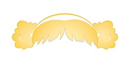 卡通女孩的頭發(fā)