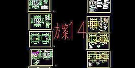 某二層簡(jiǎn)易住宅別墅施工設(shè)計(jì)圖12x8