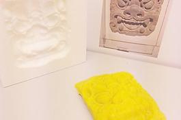 從芝加哥藝術學院的文物有延展性的材料的一部分模具