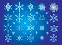 矢量雪花