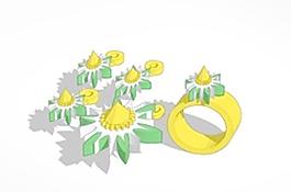 懒惰的雏菊首饰套装