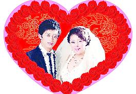 桃心 結(jié)婚圖片