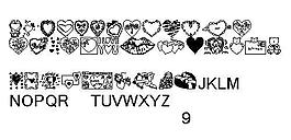 Valentine 另類字體