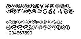 Xspiral 另類字體