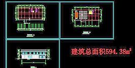 二層農(nóng)村辦公樓設(shè)計建筑圖