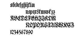 Muenchnerfraktur 另類(lèi)字體