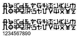 Zaibatsu 另類字體