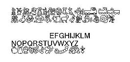 Kiddyding 另類字體