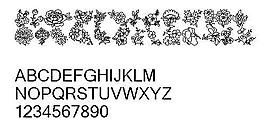 Traditionalfloral 另類字體
