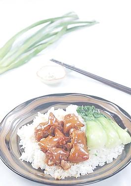 豬腳飯圖片