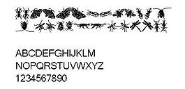 Insectsone 另類字體