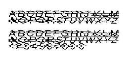 Misplace 另类字体