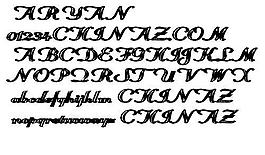 ARYAN 英文字體下載