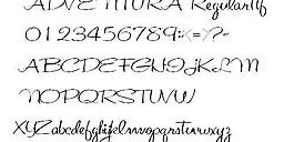 ADVENTURA 英文字體下載