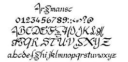 Argmansc 英文字體下載