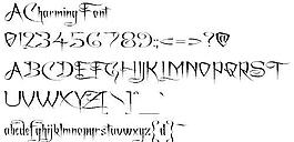 ACharmingFont 英文字體下載