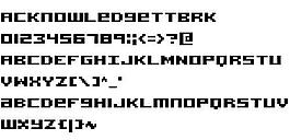 AcknowledgeTTBRK 英文字體下載